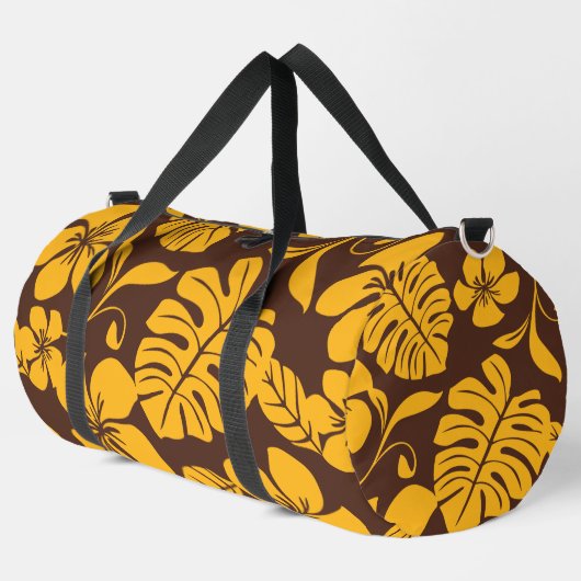 PINK BIKINI PATTERN IN BROWN/GOLD DUFFLE BAG (Linke Ecke)