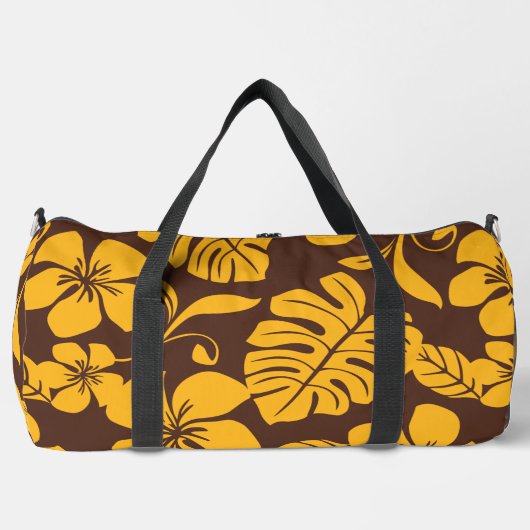 PINK BIKINI PATTERN IN BROWN/GOLD DUFFLE BAG (Vorderseite)