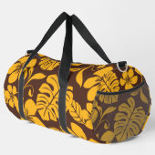 PINK BIKINI PATTERN IN BROWN/GOLD DUFFLE BAG (Rechte Ecke)