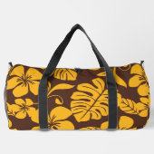 PINK BIKINI PATTERN IN BROWN/GOLD DUFFLE BAG (Rückseite)