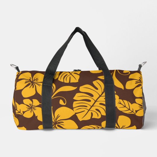 PINK BIKINI PATTERN IN BROWN/GOLD DUFFLE BAG (Vorderseite)