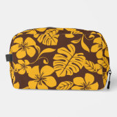 PINK BIKINI PATTERN IN BROWN/GOLD WASCHBEUTEL (Vorderseite)