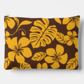 PINK BIKINI PATTERN IN BROWN/GOLD ZUBEHÖRTASCHE (Vorderseite)