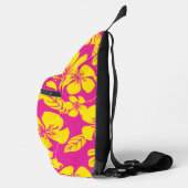PINK BIKINI PATTERN IN HET PINK/GELB CROSSBODY BAG (Rechts)