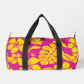 PINK BIKINI PATTERN IN HET PINK/GELB DUFFLE BAG (Rückseite)