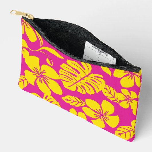 PINK BIKINI PATTERN IN HET PINK/GELB ZUBEHÖRTASCHE (Offen)