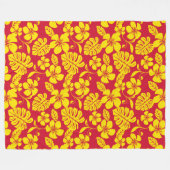 PINK BIKINI (RED/GOLD) FLEECEDECKE (Vorderseite (Horizontal))