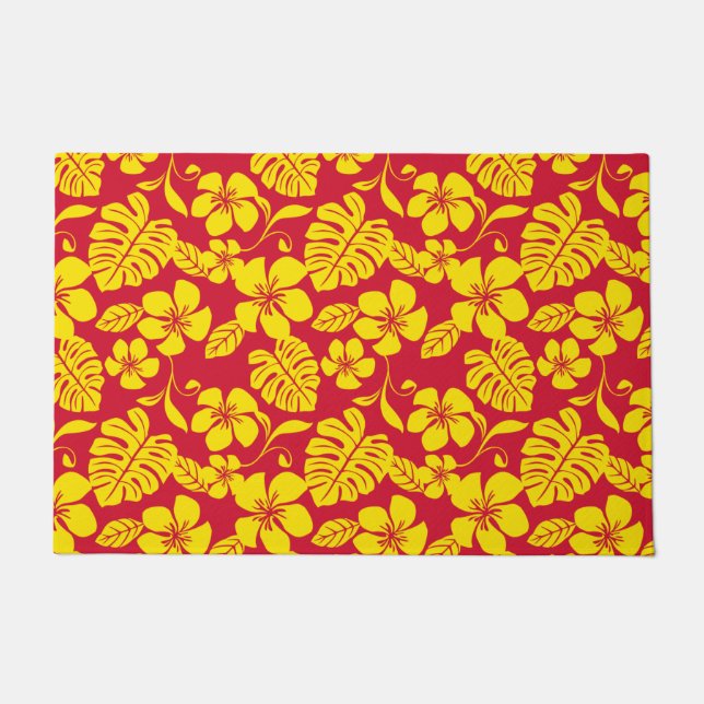 PINK BIKINI (RED/GOLD) FUßMATTE (Vorderseite)