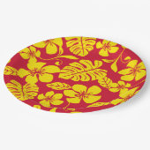PINK BIKINI (RED/GOLD) PAPPTELLER (Schrägansicht)