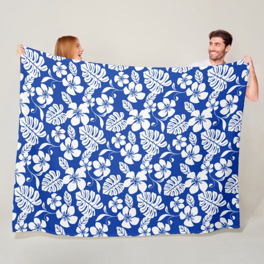PINK BIKINI (ROYAL BLUE) Fleece Blanket (Beispiel)