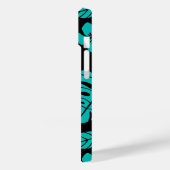 PINK BIKINI (SCHWARZ/AQUAMARIN) Case-Mate iPhone HÜLLE (Rückseite / Links)