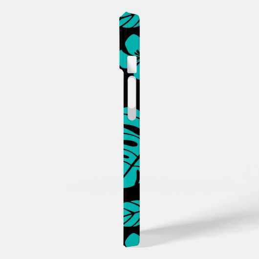 PINK BIKINI (SCHWARZ/AQUAMARIN) Case-Mate iPhone HÜLLE (Rückseite / Links)