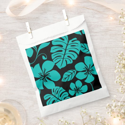 PINK BIKINI (SCHWARZ/AQUAMARIN) GESCHENKTÜTCHEN (Ausgeschnitten)