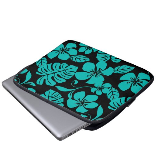 PINK BIKINI (SCHWARZ/AQUAMARIN) LAPTOPSCHUTZHÜLLE (Vorne Knopf)