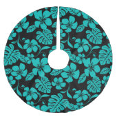 PINK BIKINI (SCHWARZ/AQUAMARIN) POLYESTER WEIHNACHTSBAUMDECKE (Vorderseite)