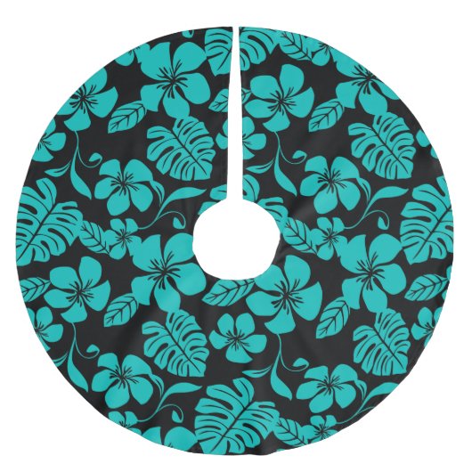 PINK BIKINI (SCHWARZ/AQUAMARIN) POLYESTER WEIHNACHTSBAUMDECKE (Vorderseite)