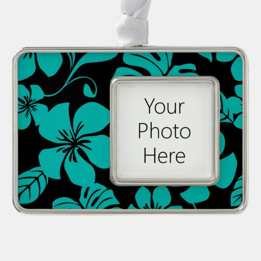 PINK BIKINI (SCHWARZ/AQUAMARIN) Rahmen-Ornament SILBER (Vorderseite)