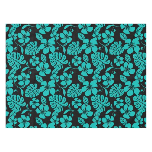 PINK BIKINI (SCHWARZ/AQUAMARIN) Tabletten Tischdecke (Vorderseite (Horizontal))