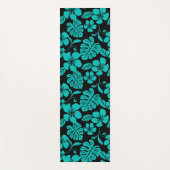 PINK BIKINI (SCHWARZ/AQUAMARIN) YOGAMATTE (Vorderseite)