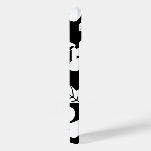 PINK BIKINI (SCHWARZ) Case-Mate iPhone HÜLLE (Rückseite / Rechts)