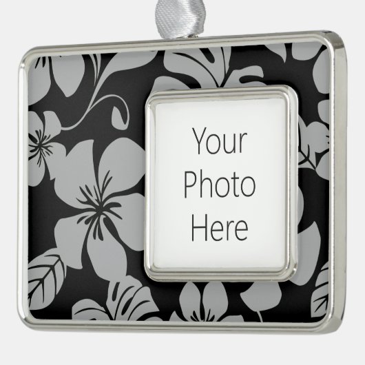 PINK BIKINI (SCHWARZ/GRAU) Rahmen-Ornament SILBER (Links)