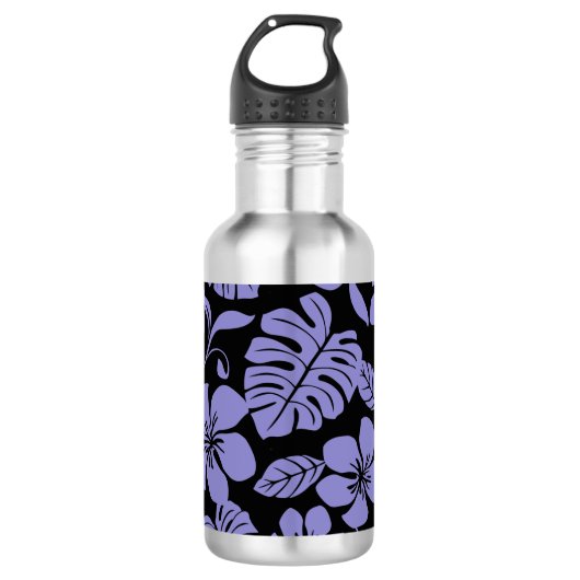 PINK BIKINI (SCHWARZ/LAVENDER) EDELSTAHLFLASCHE (Vorderseite)