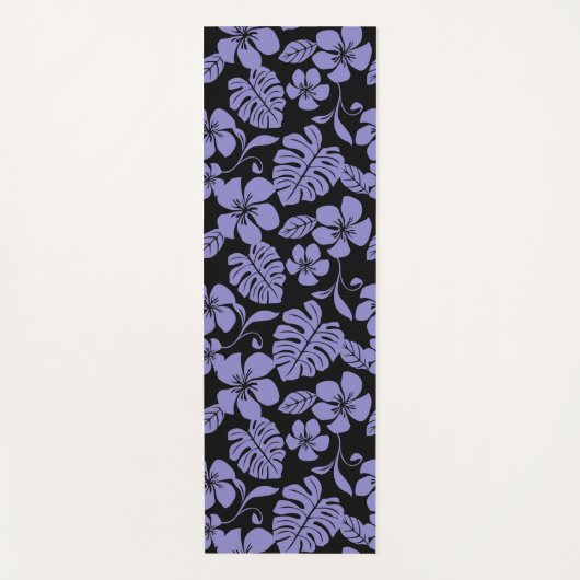 PINK BIKINI (SCHWARZ/LAVENDER) YOGAMATTE (Vorderseite)