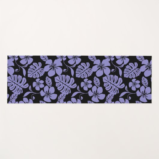 PINK BIKINI (SCHWARZ/LAVENDER) YOGAMATTE (Vorderseite (Horizontal))