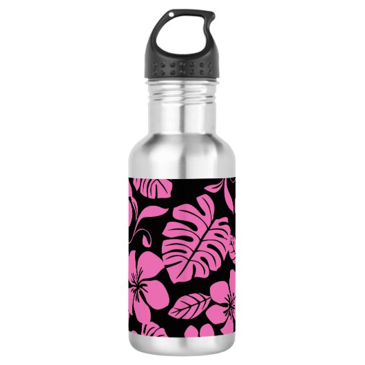 PINK BIKINI (SCHWARZ/PINK) EDELSTAHLFLASCHE (Vorderseite)