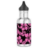 PINK BIKINI (SCHWARZ/PINK) EDELSTAHLFLASCHE (Links)