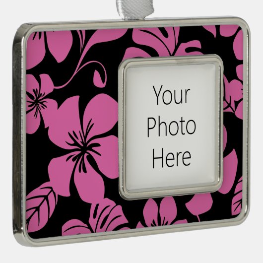 PINK BIKINI (SCHWARZ/PINK) Rahmen-Ornament SILBER (Rechts)