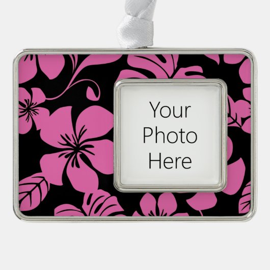 PINK BIKINI (SCHWARZ/PINK) Rahmen-Ornament SILBER (Vorderseite)