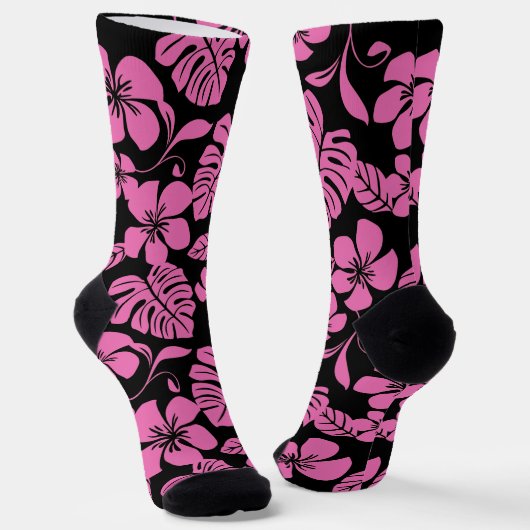 PINK BIKINI (SCHWARZ/PINK) SOCKEN (Gewinkelt)