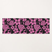PINK BIKINI (SCHWARZ/PINK) YOGAMATTE (Vorderseite (Horizontal))