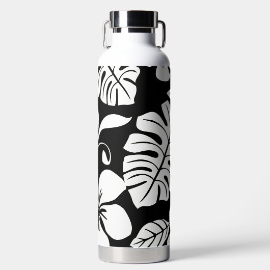 PINK BIKINI (SCHWARZ) WASSERFLASCHE TRINKFLASCHE (Vorderseite)