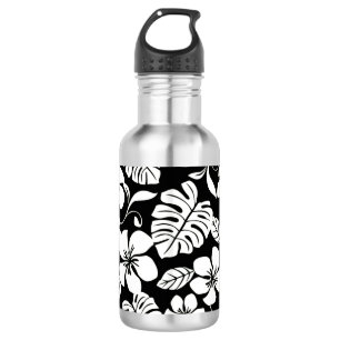 PINK BIKINI (SCHWARZ/WEISS) EDELSTAHLFLASCHE