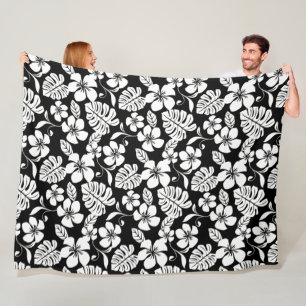PINK BIKINI (SCHWARZ/WEISS) Fleece Blanket