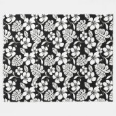 PINK BIKINI (SCHWARZ/WEISS) Fleece Blanket (Vorderseite (Horizontal))