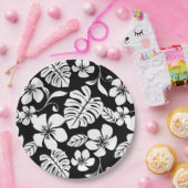 PINK BIKINI (SCHWARZ/WEISS) Papierplatte Pappteller (Party)