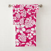 PINK BIKINI (STRAWBERRY RED) BAD TOWEL SET (Insitu)