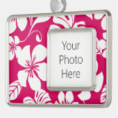 PINK BIKINI (STRAWBERRY RED) Rahmen-Ornament SILBER (Links)