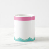 Pink Bikini Swimsuit Persönliche Umarmung Kaffeetasse (Mittel)