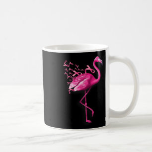 Pink Bird Flamingo Brustkrebs Bewusstsein Kaffeetasse