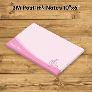 Pink Bird Musik Post-it Klebezettel