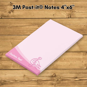 Pink Bird Musik Post-it Klebezettel