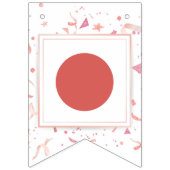 Pink Birthday Bunting Banner (Erste Fahne)