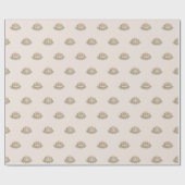 Pink Birthday Cake Daisy Blume Candles Muster Geschenkpapier (Flach)