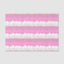 Pink Birthday Cake Zuckerguss Seidenpapier