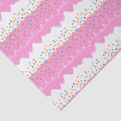 Pink Birthday Cake Zuckerguss Seidenpapier (Ausschnitt)