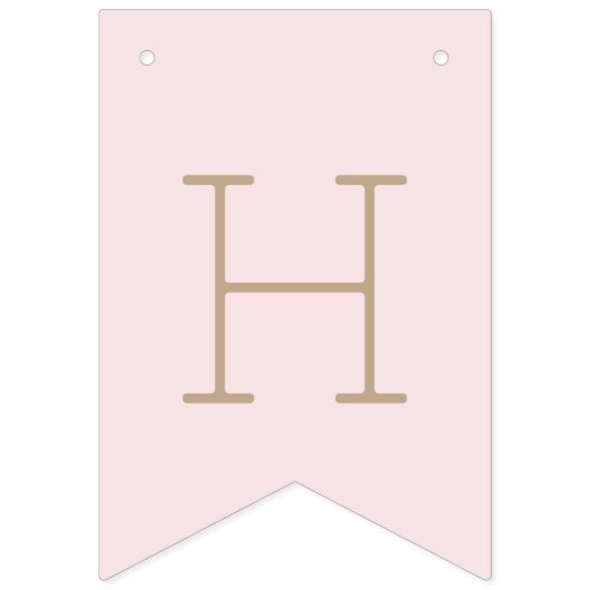 Pink Birthday Custom Party Bunting Banner (Zweite Fahne)